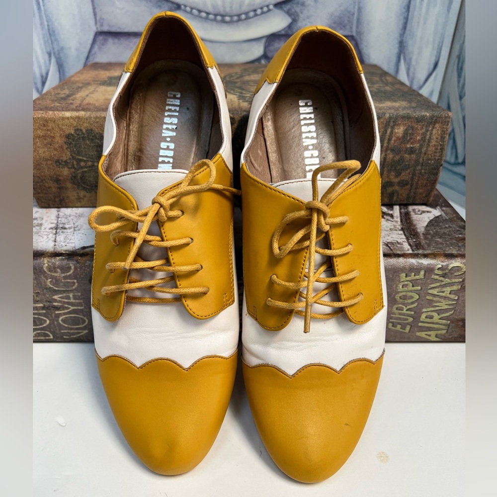 Chelsea Crew Vintage Style Leather Oxfords